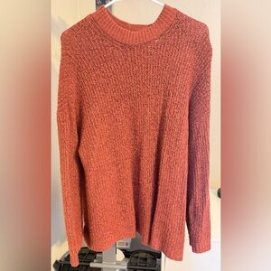 American Eagle Outfitters Rust Knit Sweater